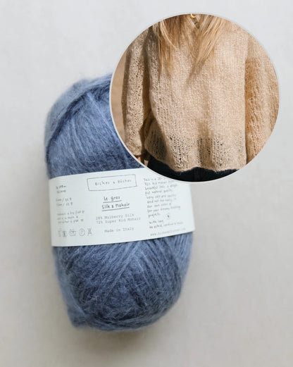 Agnes Sweater | zarte oversize Bluse aus Le Gros Silk & Mohair von Biches & Bûches