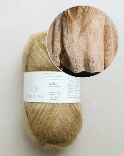 Agnes Sweater | zarte oversize Bluse aus Le Gros Silk & Mohair von Biches & Bûches