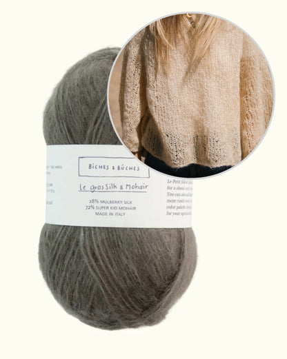 Agnes Sweater | zarte oversize Bluse aus Le Gros Silk & Mohair von Biches & Bûches