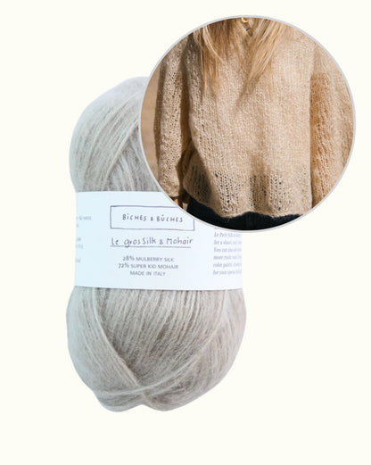 Agnes Sweater | zarte oversize Bluse aus Le Gros Silk & Mohair von Biches & Bûches