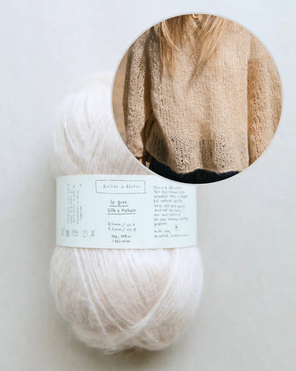 Agnes Sweater | zarte oversize Bluse aus Le Gros Silk & Mohair von Biches & Bûches