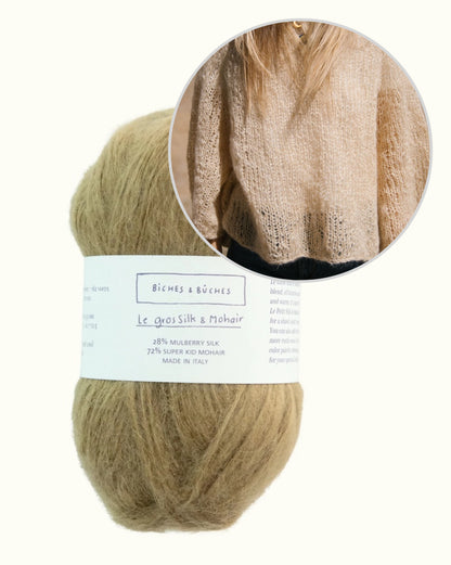 Agnes Sweater | zarte oversize Bluse aus Le Gros Silk & Mohair von Biches & Bûches