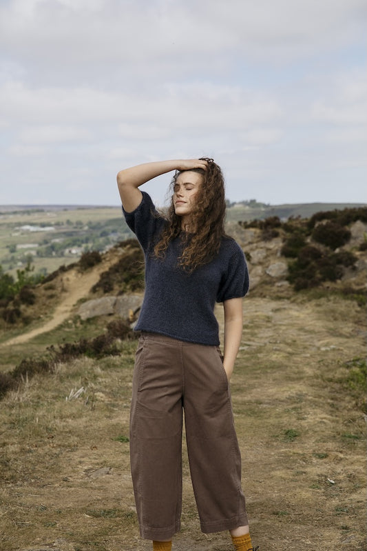 Aina Sweater - Laine x Novita | Delicate shirt from Edith by Novita