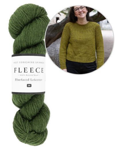 Ariundle Sweater | Delicate cable pattern from Fleece Bluefaced DK by West Yorkshire Spinners