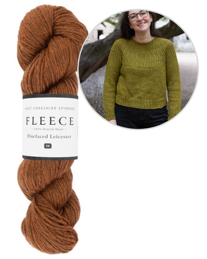 Ariundle Sweater | Delicate cable pattern from Fleece Bluefaced DK by West Yorkshire Spinners