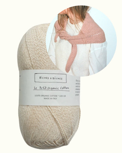 Foulard Alba édition coton | étole d'été légère en coton bio Le Petit de Biches & Bûches