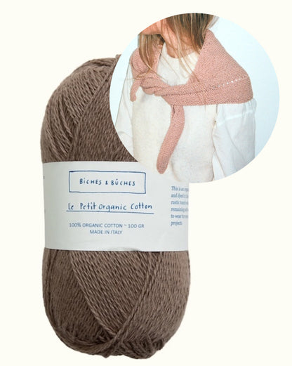 Foulard Alba édition coton | étole d'été légère en coton bio Le Petit de Biches & Bûches