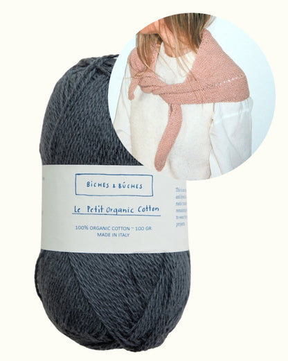 Foulard Alba édition coton | étole d'été légère en coton bio Le Petit de Biches & Bûches