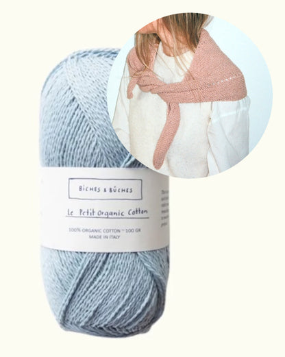 Foulard Alba édition coton | étole d'été légère en coton bio Le Petit de Biches & Bûches
