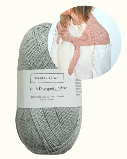 Foulard Alba édition coton | étole d'été légère en coton bio Le Petit de Biches & Bûches