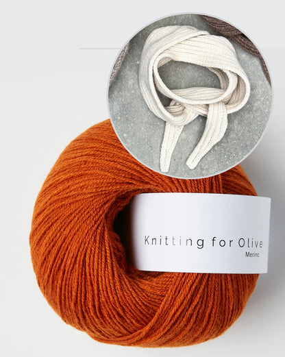 Alex Scarf - klein | bezaubernd schlichtes Mini Tuch mit Merino von Knitting for Olive