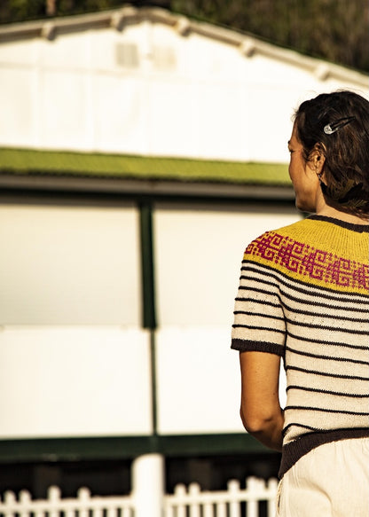 Amaru Top | Stripes and summery patterns from Puno by Pascuali