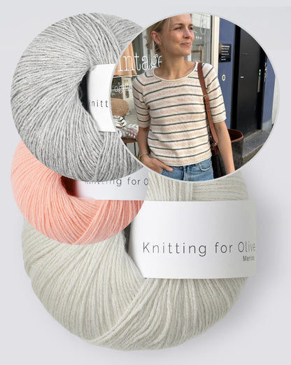 PetiteKnit Amelie Tee mit Merino von Knitting for Olive 8