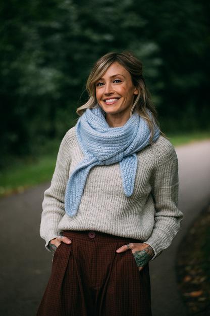 Châle Jaunty | simple et magnifique, en Cheeky Merino Joy de Rosy Green Wool
