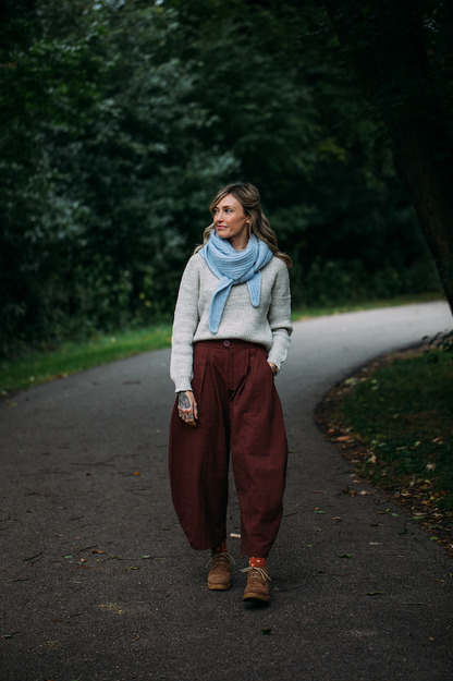 Châle Jaunty | simple et magnifique, en Cheeky Merino Joy de Rosy Green Wool
