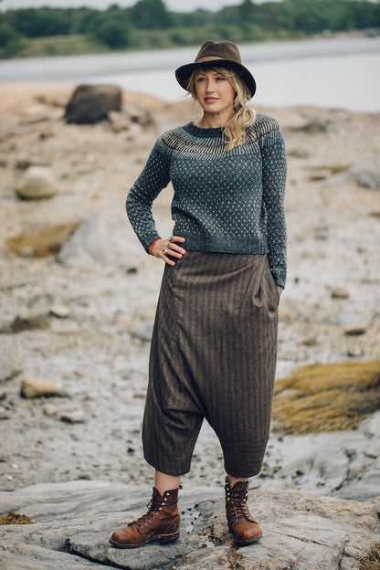 Junction Sweater | romanttinen norjalaisneule Biches & Bûchesin Le Petit Lambswool -langasta
