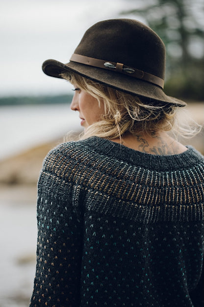 Junction Sweater | romanttinen norjalaisneule Biches & Bûchesin Le Petit Lambswool -langasta