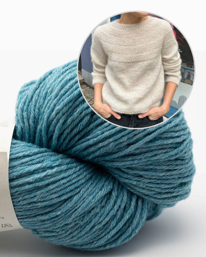 PetiteKnit Ankers Pullover Summer Edition mit Big Bio Balance von BC Garn 7