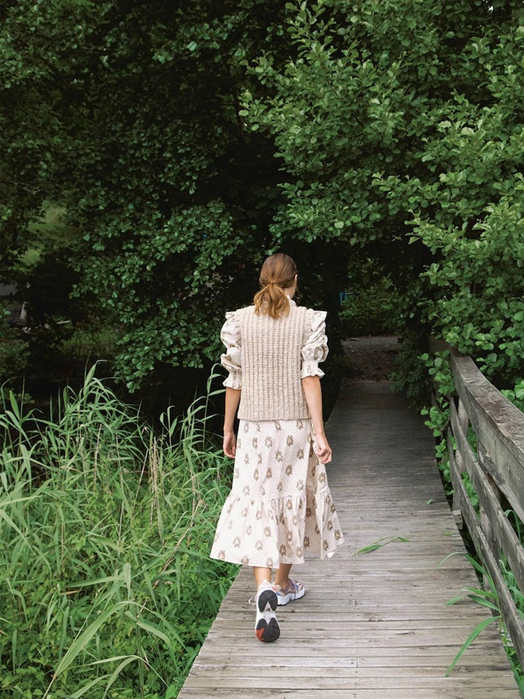 Sandnes Anna Pullunder mit Borstet Alpakka und Tynn Silk Mohair von Sandnes Garn 3