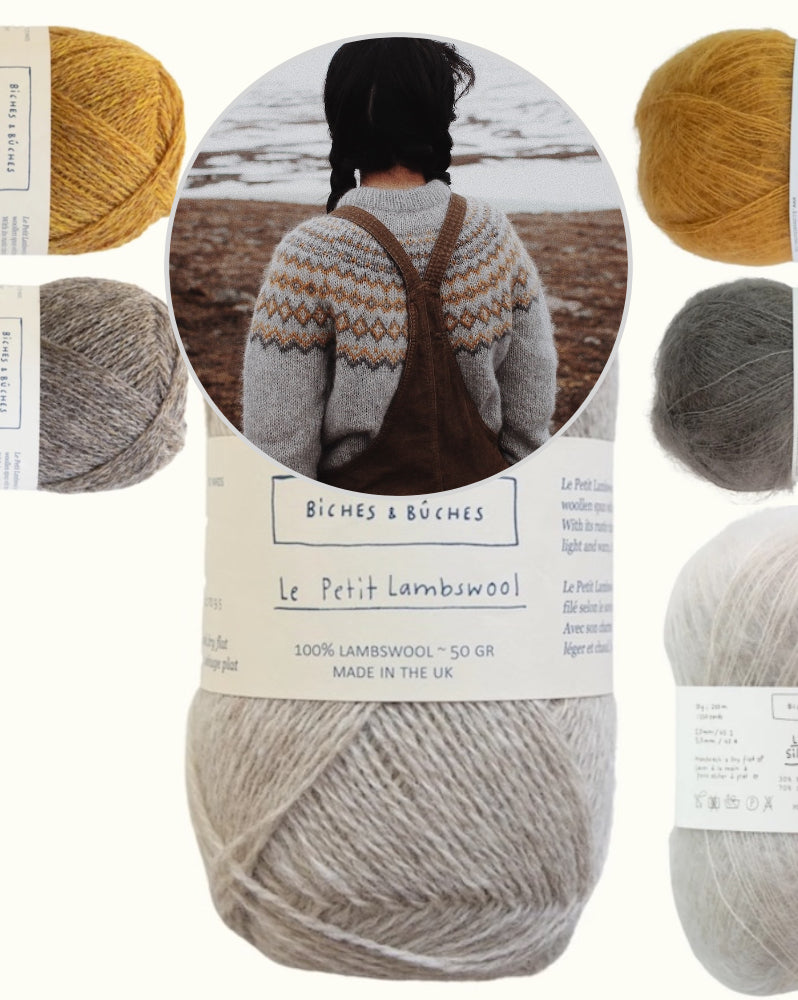 Arctic Spring Sweater | für die Ewigkeit aus Le Petit Lambswool und Le Petit Silk & Mohair von Biches & Bûches