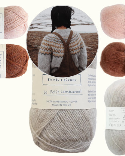Arctic Spring Sweater | für die Ewigkeit aus Le Petit Lambswool und Le Petit Silk & Mohair von Biches & Bûches