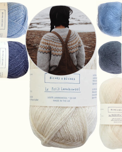 Arctic Spring Sweater | für die Ewigkeit aus Le Petit Lambswool und Le Petit Silk & Mohair von Biches & Bûches