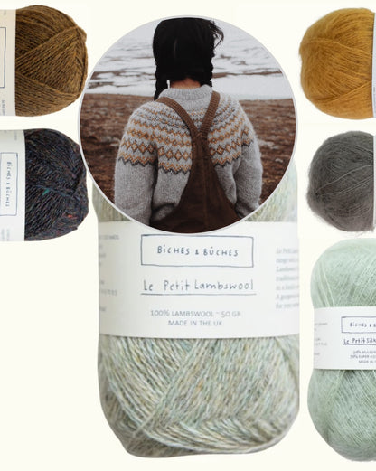 Arctic Spring Sweater | für die Ewigkeit aus Le Petit Lambswool und Le Petit Silk & Mohair von Biches & Bûches
