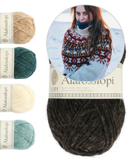 Arctic Summer Polar Sweater | fantastic pattern from Alafosslopi by Lopi Island