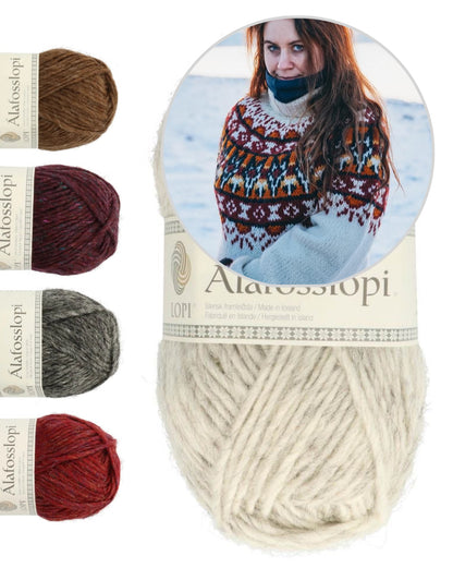 Arctic Summer Polar Sweater | fantastic pattern from Alafosslopi by Lopi Island