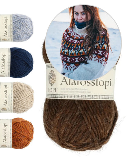 Arctic Summer Polar Sweater | fantastic pattern from Alafosslopi by Lopi Island