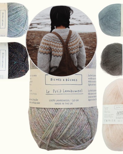 Arctic Spring Sweater | für die Ewigkeit aus Le Petit Lambswool und Le Petit Silk & Mohair von Biches & Bûches