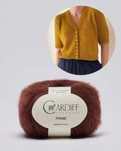 Aris Blouse | Cachemire et soie avec Prime de Cardiff Cashmere