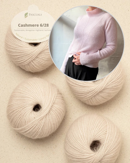 Arrow Blouse | meget flatterende og blød, strikket af Cashmere 6/28 fra Pascuali