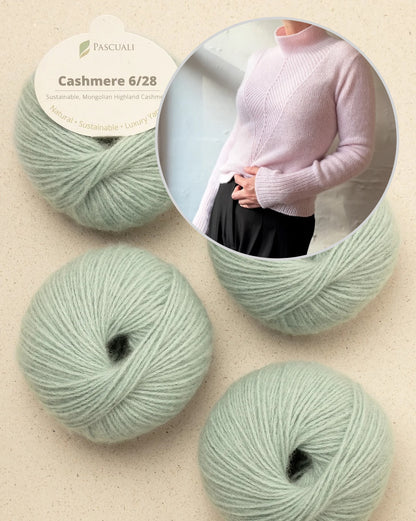 Arrow Blouse | meget flatterende og blød, strikket af Cashmere 6/28 fra Pascuali