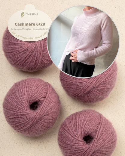 Arrow Blouse | meget flatterende og blød, strikket af Cashmere 6/28 fra Pascuali