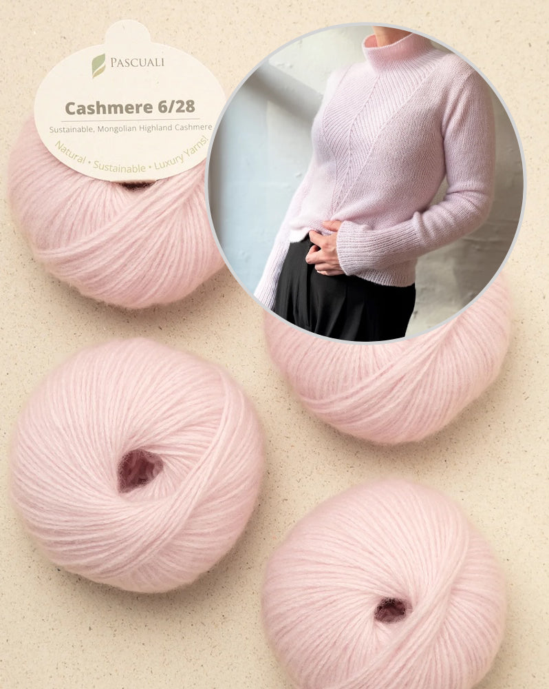 Arrow Blouse | meget flatterende og blød, strikket af Cashmere 6/28 fra Pascuali