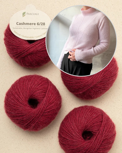 Arrow Blouse | meget flatterende og blød, strikket af Cashmere 6/28 fra Pascuali