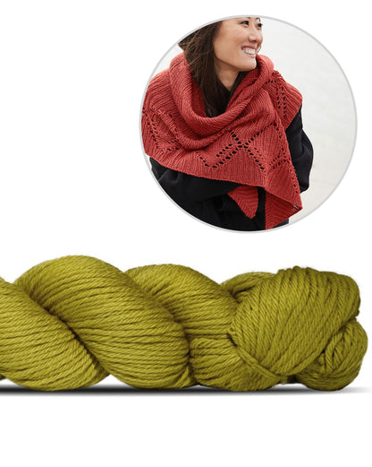 Ating | afslappet mønster i Big Merino Hug fra Rosy Green Wool
