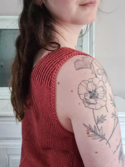 Liserne Top | feine A-Linie aus Pure Silk von Knitting for Olive