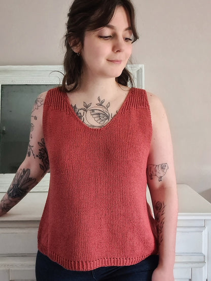 Liserne Top | feine A-Linie aus Pure Silk von Knitting for Olive