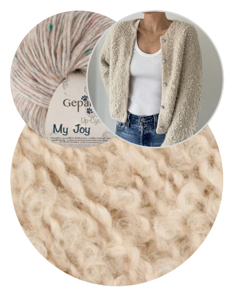 Coco Amour Knitwear Audrey Jacket mit Teddy Dear und My Joy von Gepard Garn 14
