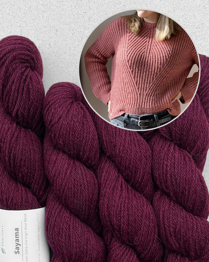 Ava Sweater | wonderfully soft half brioche from Sayama by Pascuali