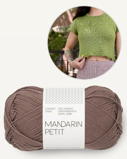 Baby Gem Tee | zauberhafte Rüschen aus Mandarin Petit von Sandnes Garn