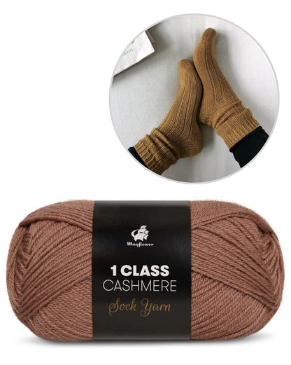Chaussettes basiques légères | motif fin avec du cachemire doux 1ère classe de Mayflower Denmark