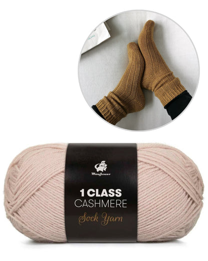 Chaussettes basiques légères | motif fin avec du cachemire doux 1ère classe de Mayflower Denmark