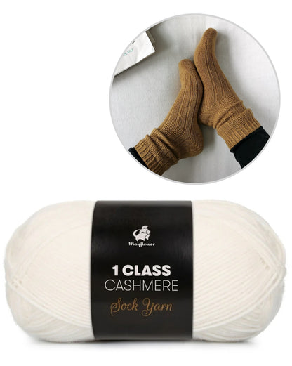 Chaussettes basiques légères | motif fin avec du cachemire doux 1ère classe de Mayflower Denmark