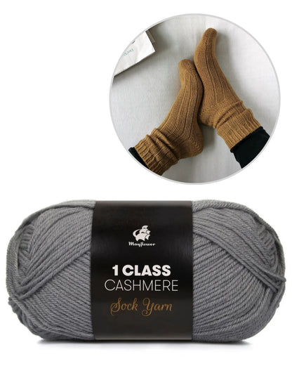 Chaussettes basiques légères | motif fin avec du cachemire doux 1ère classe de Mayflower Denmark