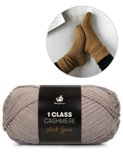 Chaussettes basiques légères | motif fin avec du cachemire doux 1ère classe de Mayflower Denmark