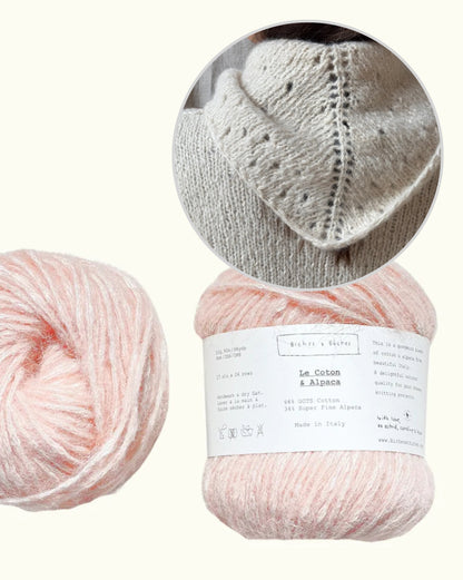 Beach Day Shawl | Châle d'été léger et moelleux en Le Coton & Alpaca de Biches & Bûches