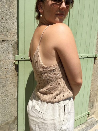 August Lace Camisole von Bella Helms mit Pure Silk von Knitting for Olive 3